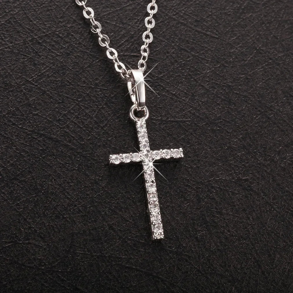 Luxury Zircon Cross Necklace