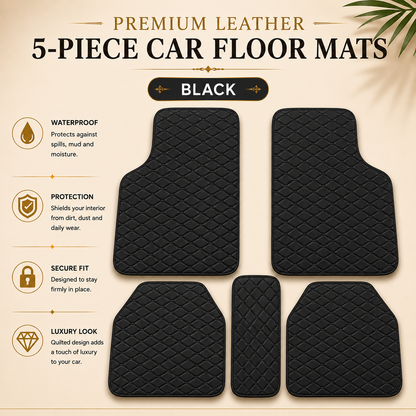Waterproof Leather Car Floor Mats