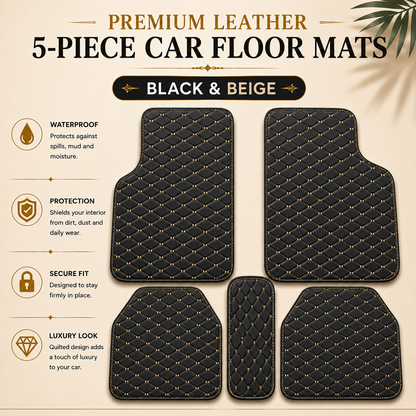 Waterproof Leather Car Floor Mats