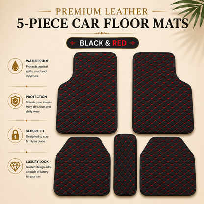 Waterproof Leather Car Floor Mats