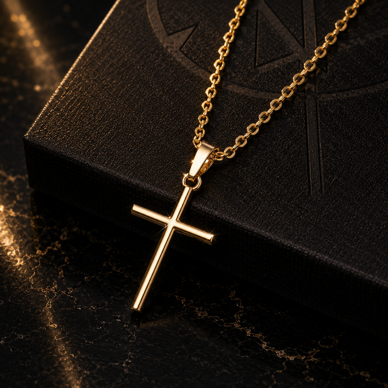 Luxury Zircon Cross Necklace