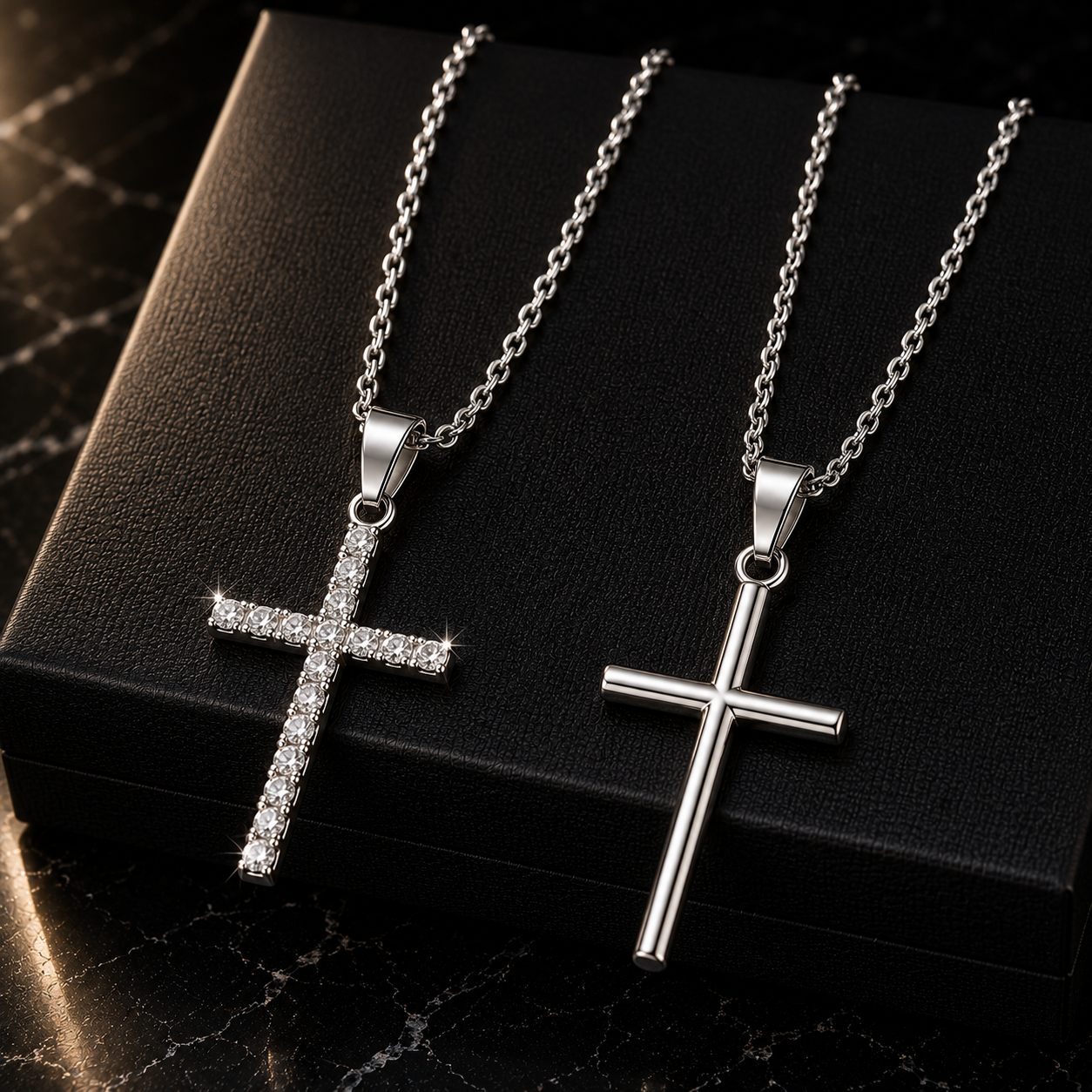 Luxury Zircon Cross Necklace