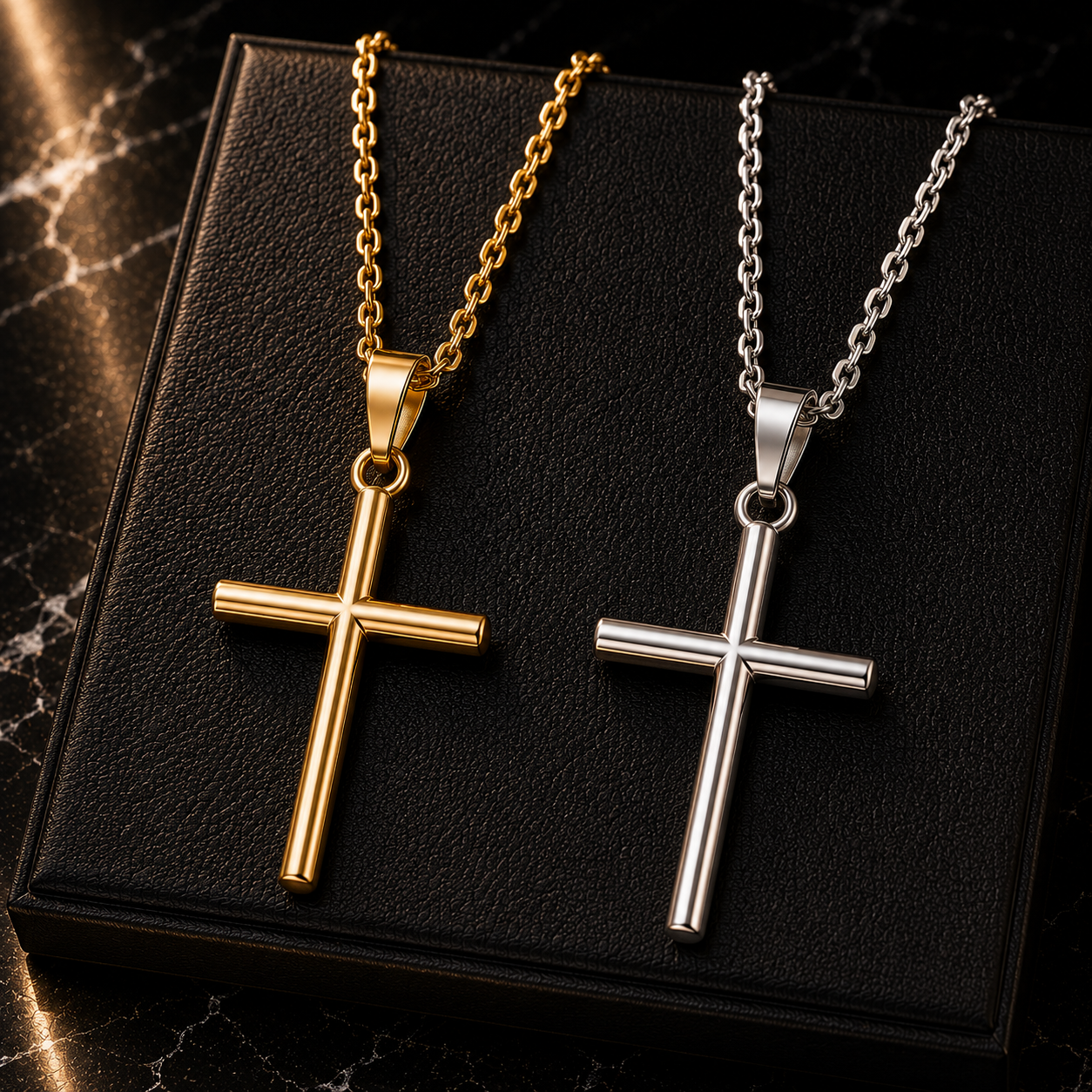 Luxury Zircon Cross Necklace
