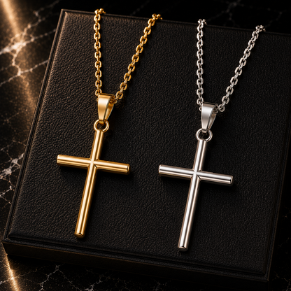 Luxury Zircon Cross Necklace