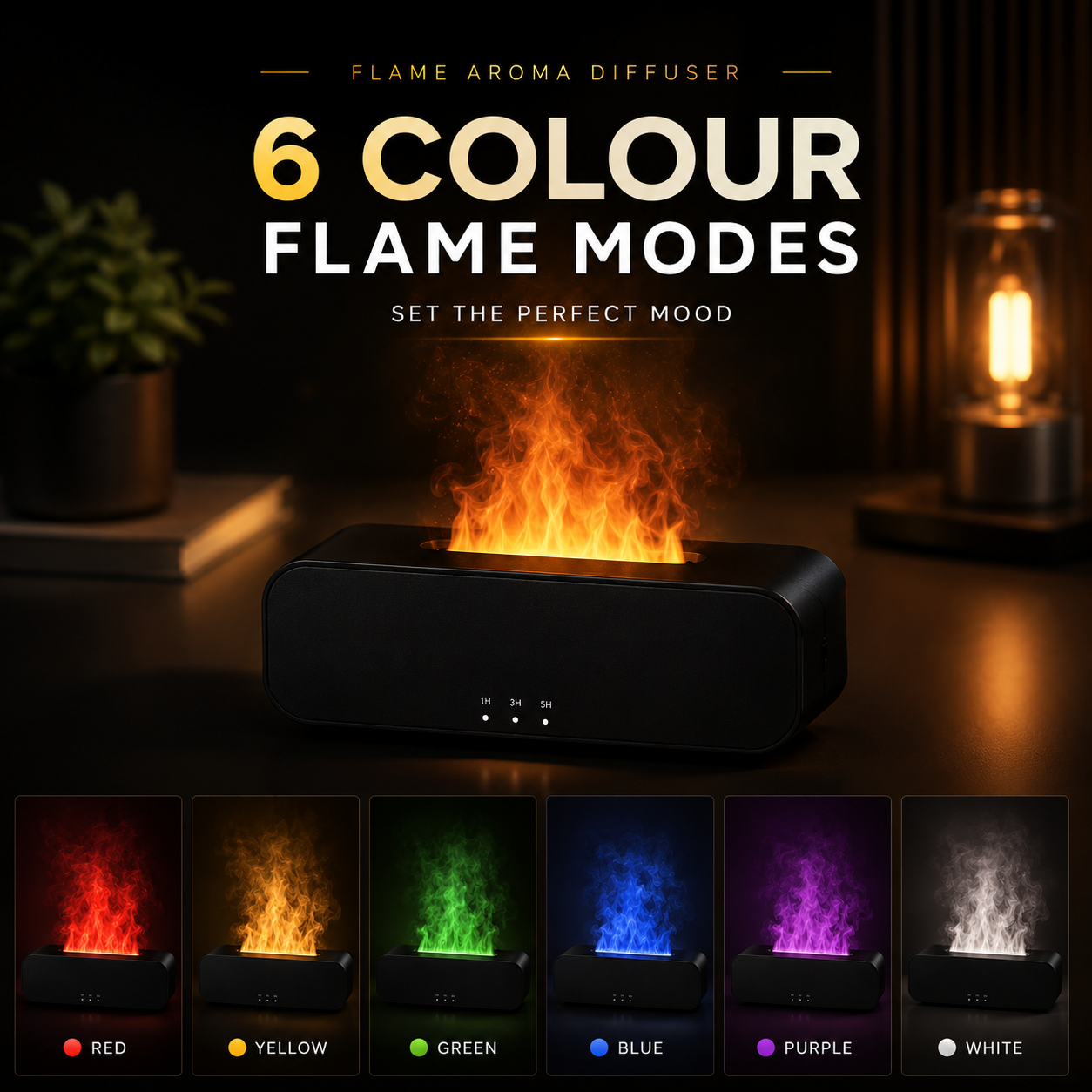 Flame Effect Aroma Diffuser