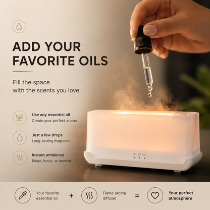 Flame Effect Aroma Diffuser