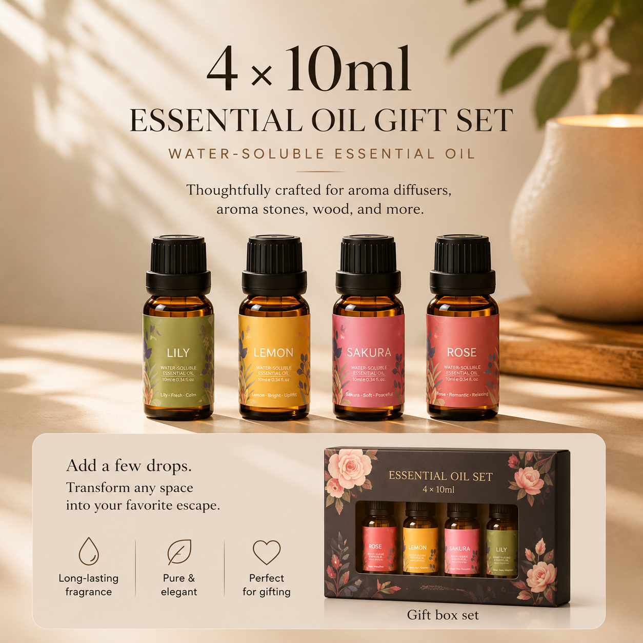 Flame Effect Aroma Diffuser