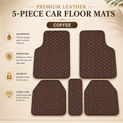 Waterproof Leather Car Floor Mats
