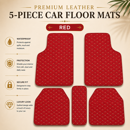 Waterproof Leather Car Floor Mats