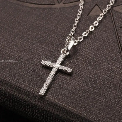 Luxury Zircon Cross Necklace