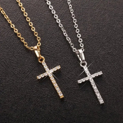 Luxury Zircon Cross Necklace