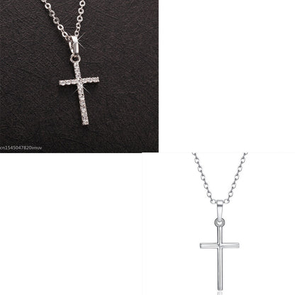 Luxury Zircon Cross Necklace