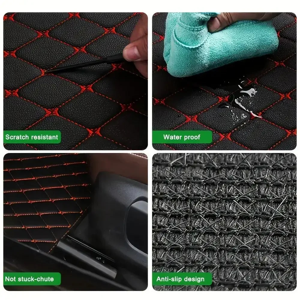 Waterproof Leather Car Floor Mats