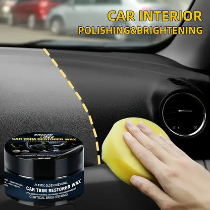 Crystal Clear Plastic Repair Agent (Car Wax)