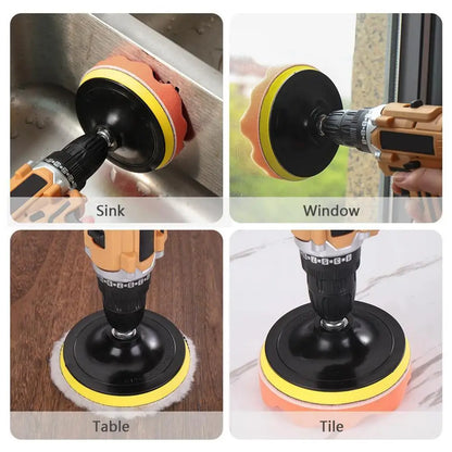 Premium Wool Polishing Pad Set