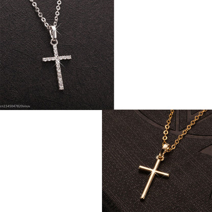 Luxury Zircon Cross Necklace