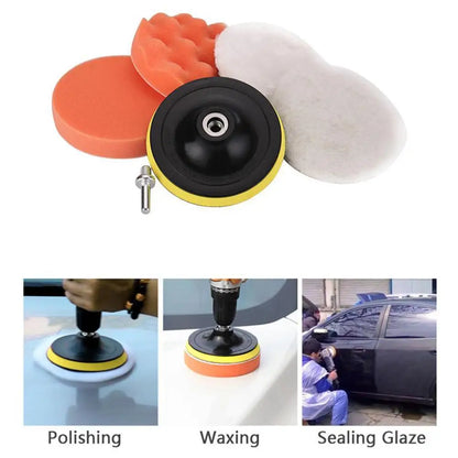 Premium Wool Polishing Pad Set