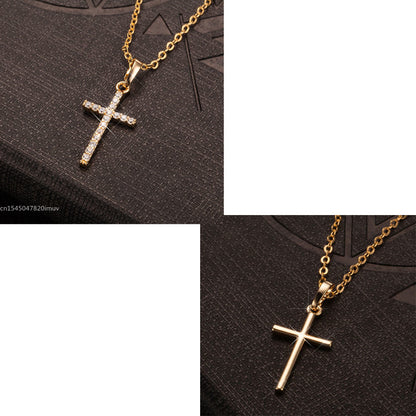 Luxury Zircon Cross Necklace