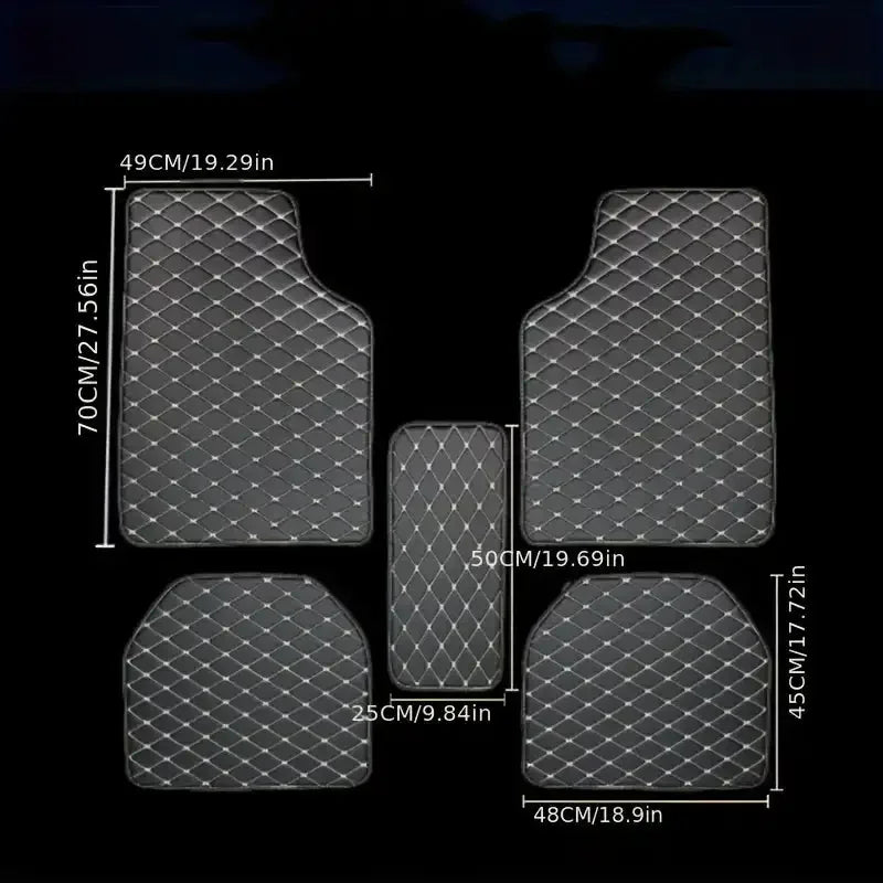 Waterproof Leather Car Floor Mats