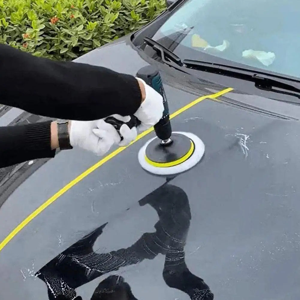 Premium Wool Polishing Pad Set