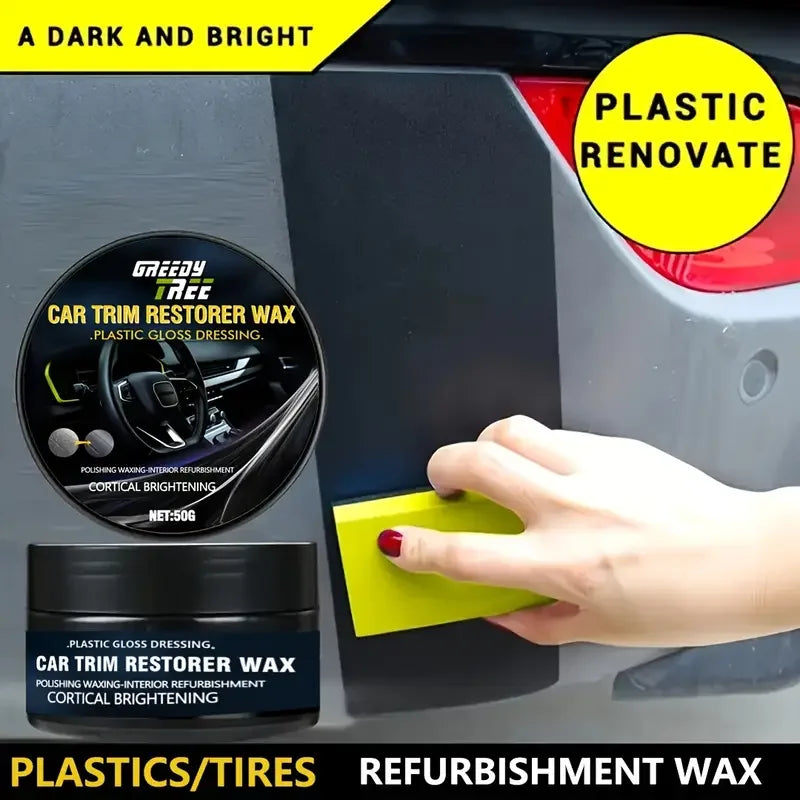 Crystal Clear Plastic Repair Agent (Car Wax)