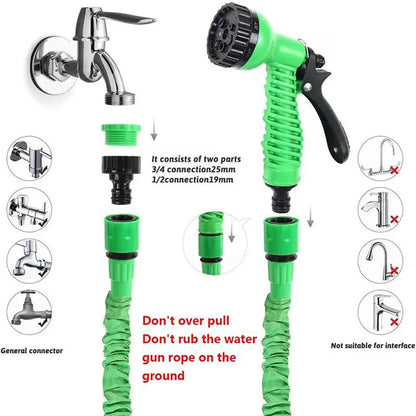 Retractable High-Pressure Water Hose