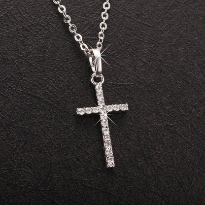 Luxury Zircon Cross Necklace