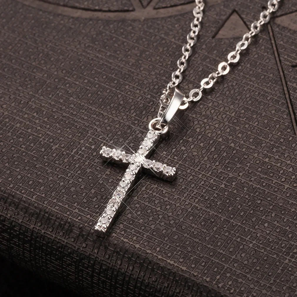 Luxury Zircon Cross Necklace