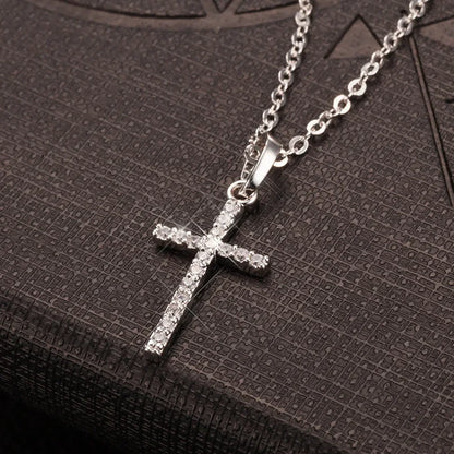 Luxury Zircon Cross Necklace