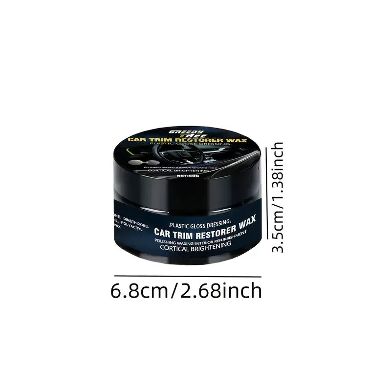 Crystal Clear Plastic Repair Agent (Car Wax)