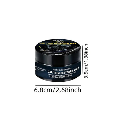 Crystal Clear Plastic Repair Agent (Car Wax)